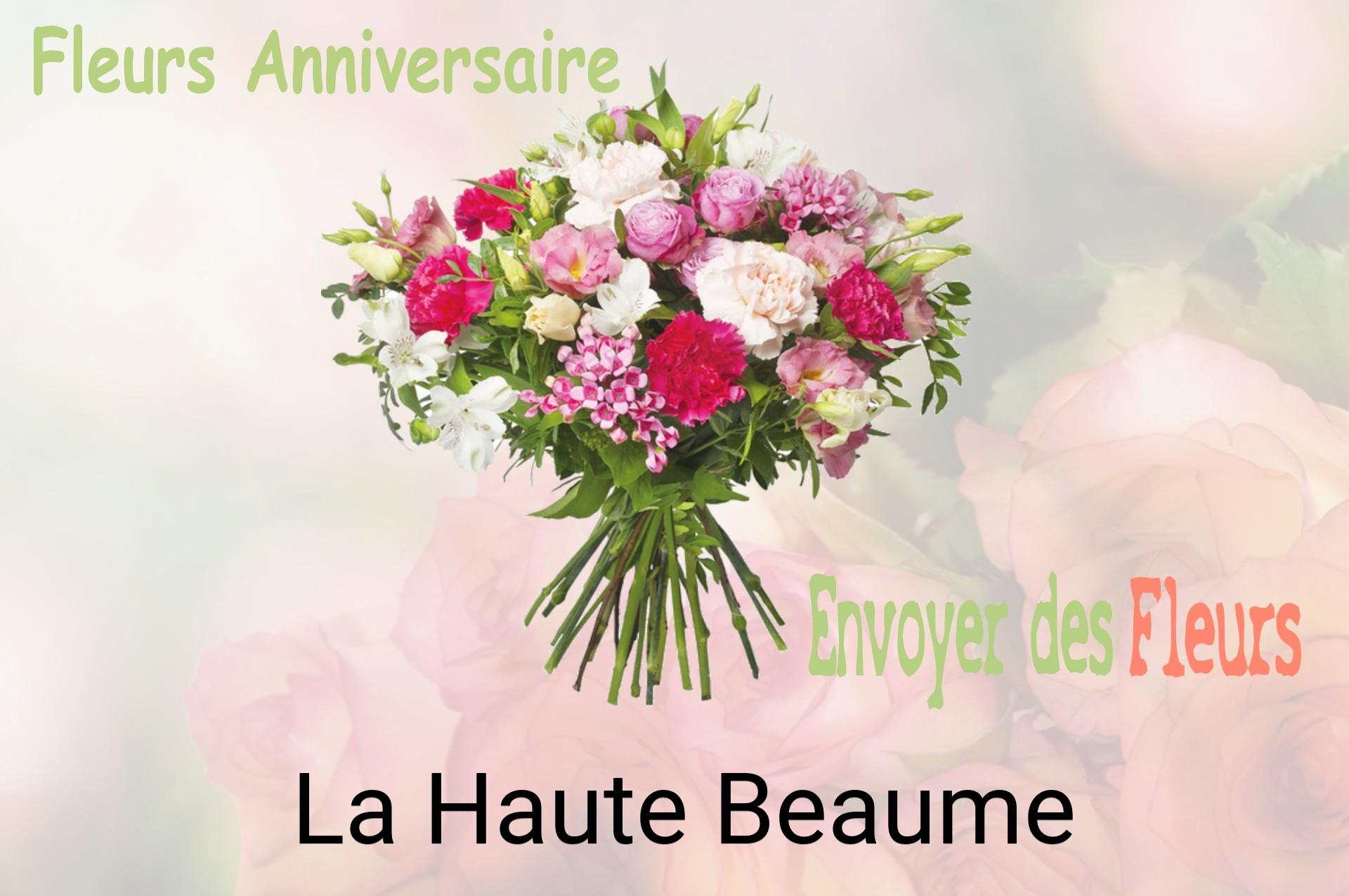 Bouquet de fleurs d’anniversaire livré à La Haute-Beaume
